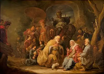 L'Adoration des mages, musée de Dordrecht.