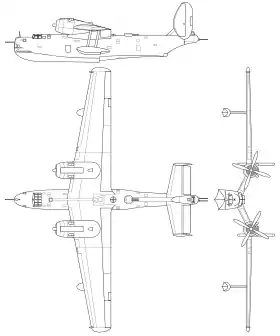 vue en plan de l’avion