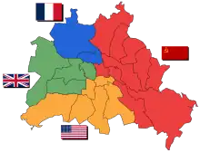Berlin occupée et divisée