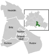 District map of Neukölln