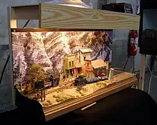 Micro-réseau en HOe d'inspiration Far West.