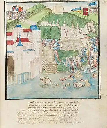 Bataille de Morat.Diebold Schilling le Vieux.