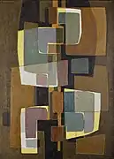 "Orée", huile sur toile (90,5 x 65cm), 1957. Collection privée, Bâle