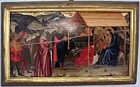 Adorazione dei Magi, vers 1400 .