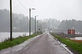 Route menant à l'île