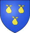 Armes de la famille de Perussis du Comtat