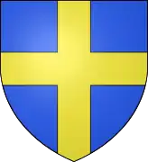 Armes de l'abbaye Notre-Dame de la Chaume de Machecoul : « d'azur à la croix d'or ».