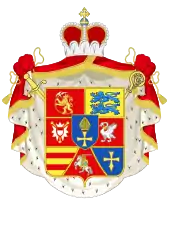 Armoiries d'Adolphe-Frédéric, prince-évêque de Lübeck.