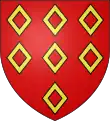 Le blason à 7 macles de la Maison de Rohan
