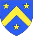 Blason de la famille du Temple de Chevrigny.