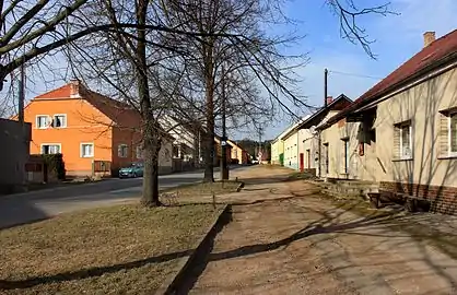 Une rue rue de Blatnice.