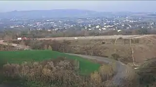 Champ de panneaux photovoltaïques de la zone des Tronques à Blaye.