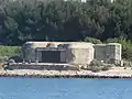 Blockhaus du cap Bateguier sur l'île Sainte-Marguerite.