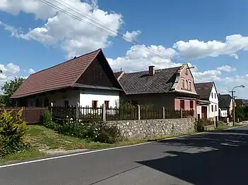 Maisons de la rue Jana Žižky.
