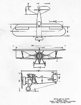 vue en plan de l’avion
