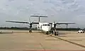 Dash 8-400 de SA Express sur le tarmac de l'aéroport de Port Elizabeth