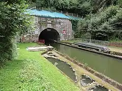 Sortie du tunnel de Riqueval.