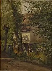 Un cimetière au printemps, souvenir de Normandie