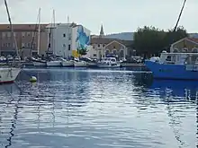 Peinture monumentale de Guillaume Bottazzi(quartier de L'Île)