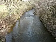 La Boucheuse en aval du moulin des deux Eaux à Payzac.