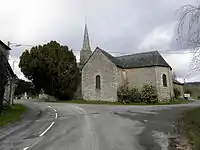 Vue méridionale de l'église.