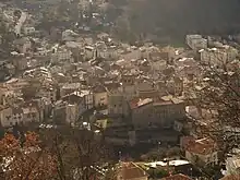 Vue sur le vieux bourg de Royat