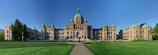 Le Parlement de Colombie-Britannique.
