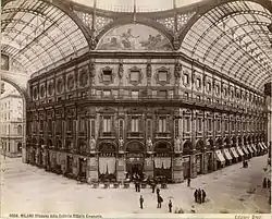 Galerie Vittorio Emanuele II, Milan, 1865.