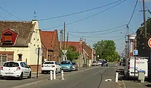 Rue Suzanne-Lanoy à Bruille-lez-Marchiennes.