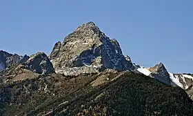 Vue de Buck Mountain depuis l'est.