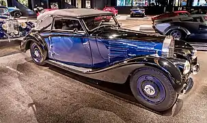 Bugatti Type 57 cabriolet 1938.