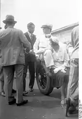 photo de Rudolf Caracciola et sa première épouse, Charlotte en 1931