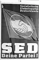 Une affiche du SED de 1950.