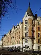 La façade avenue Strandvägen.