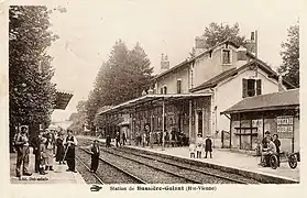 La gare de Bussière-Galant.