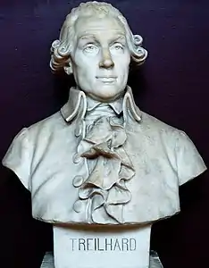 Buste de Jean-Baptiste Treilhard (1893), Versailles, salle du Jeu de paume.