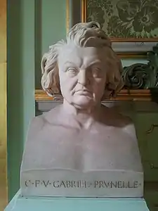 Victor-Gabriel Prunelle (entre 1845 et 1855), marbre, hôtel de ville de Lyon.