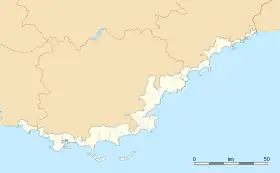 (Voir situation sur carte : Côte d'Azur)