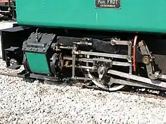 Détail de l'embiellage de la 020T Corpet-Louvet no 25.