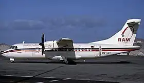 CN-CDT, l’avion de Royal Air Maroc impliqué, ici à l’aéroport de Tenerife-Sud quelques  mois avant le crash.
