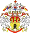 Armoiries principales de Prague sous la République socialiste tchécoslovaque.