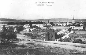 Panorama du village vers 1910.