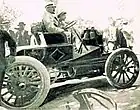 Camille Jenatzy, vainqueur du Critérium de Provence en 1900 sur Bolide 30 hp.