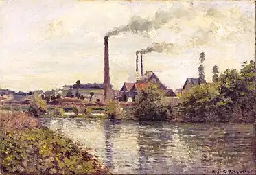 L'Usine à Pontoise, 1873Musée d'Israël, Jérusalem