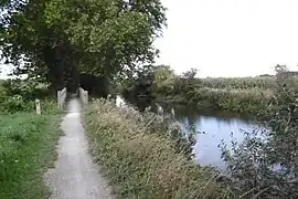 Passerelle voie verte.