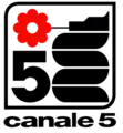 Logo de Canale 5 du 11 novembre 1980 au 12 janvier 1982
