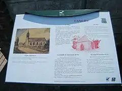 Informations sur l'église, la chapelle et le village.