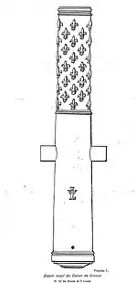 Dessin d'un canon ancien