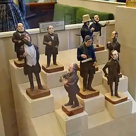 Caricatures en papiers mâché - Musée historique d'État de Moscou