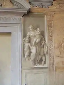 Fresque illusionniste de la Charité.